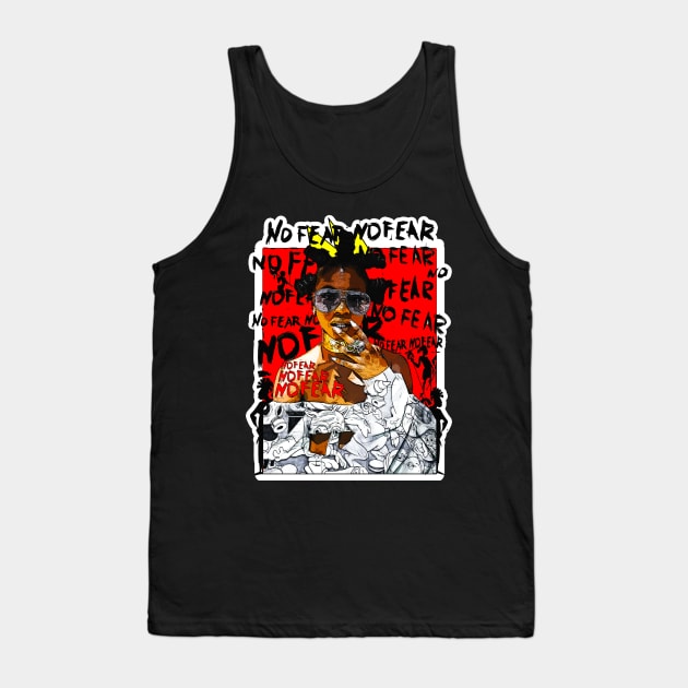 Bantu No Fear Tank Top by Glass Table Designs